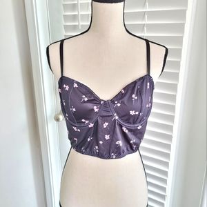 Floral Print Crop Top